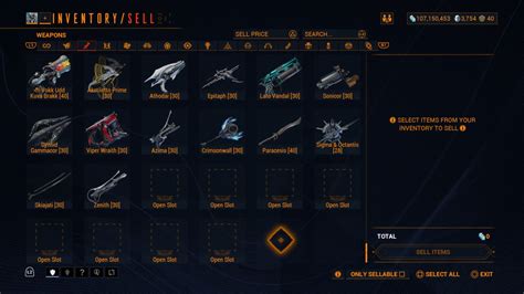  warframe how to get more weapon slots/irm/modelle/life